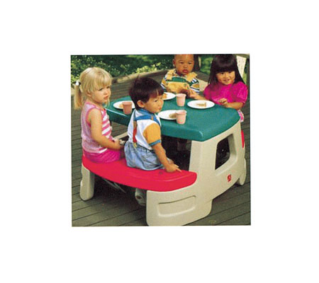 輕巧方形桌椅套裝