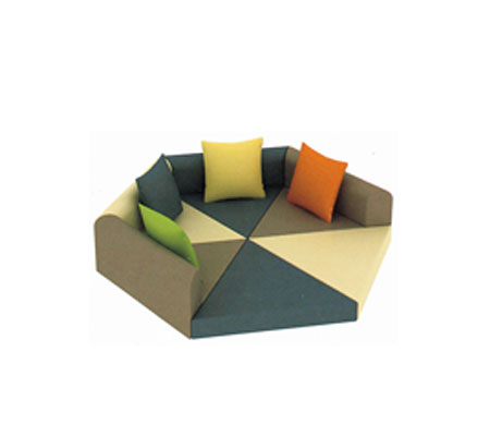 六邊形沙發組合