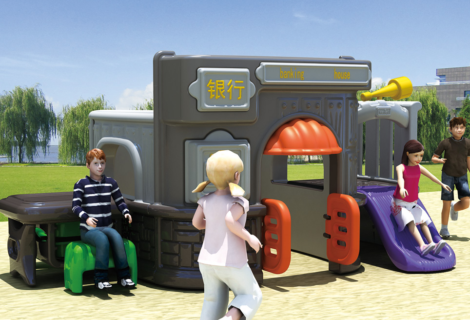 HJ-19903-銀行滑梯組合