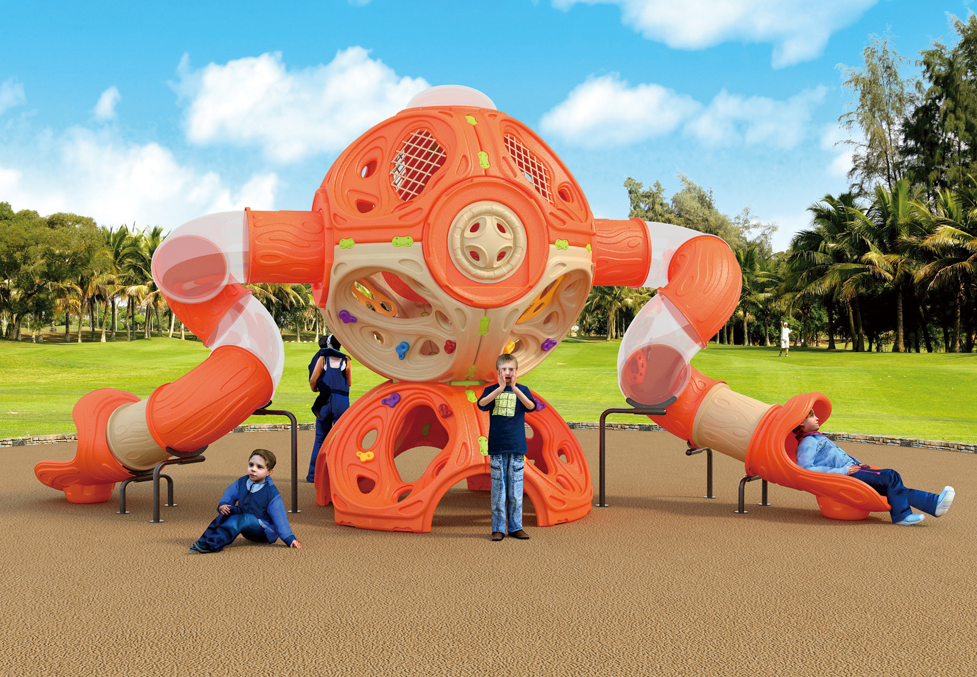 HJ-19002-組合滑梯